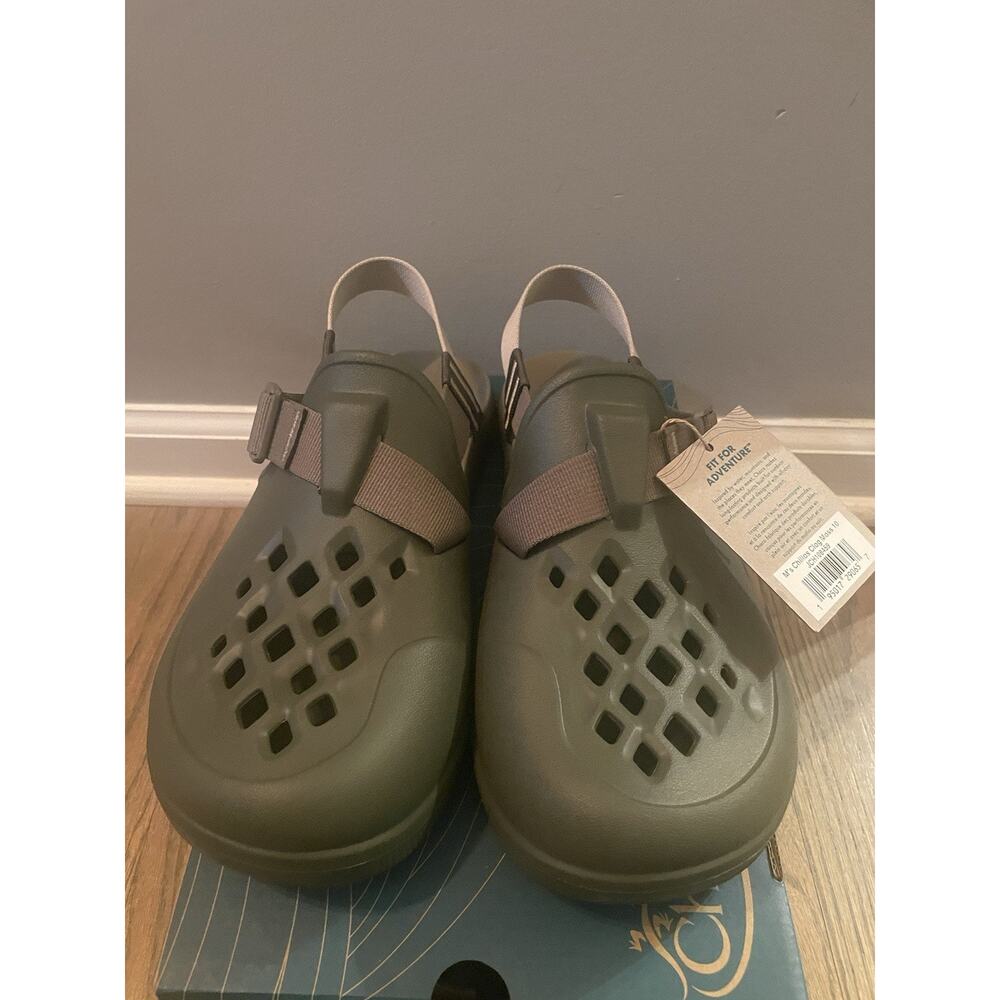 Chaco Men's Sandals in Olive and Taupe - Picture 4 of 7